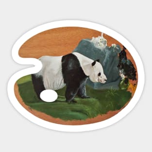 Panda Pallet Sticker